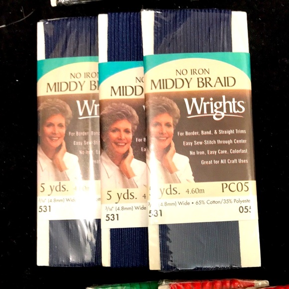 Assorted MAXI PIPING, HEM TAPE, RICK RACK, BIAS TAPE Collection - Picture 5 of 6